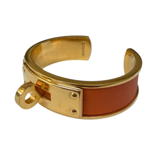 French Vintage Hermès Kelly Cuff Bracelet For Sale - Image 3 of 13