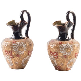 19th Century Decorative Jugs from Royal Doulton, Set of 2 For Sale