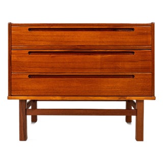 Restored Danish Mid-Century Modern Vanity Dresser in Teak by Nils Jonson for Tørring Møbelfabrik, Denmark, C. 1960s For Sale