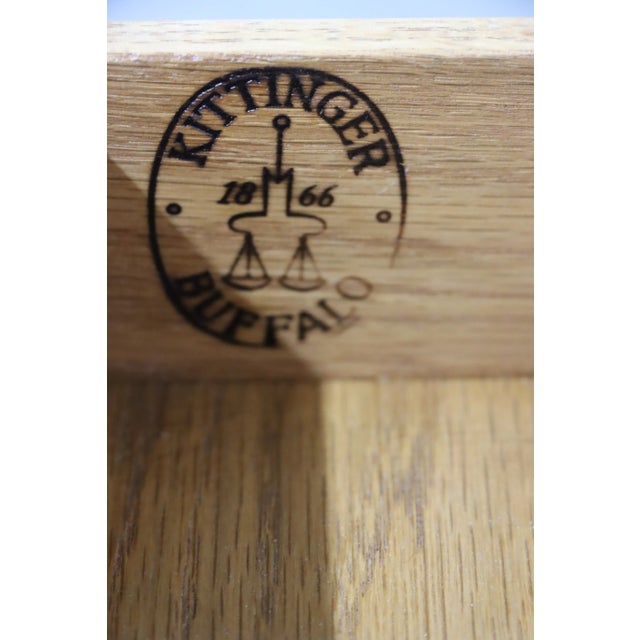 Kittinger Leather Top & Ormolu Mounted Game Table For Sale - Image 9 of 11