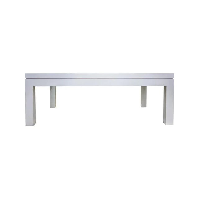 - 54"L x 36"D x 19"H - White Finish