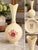 Beautiful vintage Lenox porcelain vase featuring an elegant fluted neck, scalloped opening, delicate pink rose design, and...