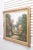 Traditional Large Hand Painted Oil Painting on Canvas Outdoor Garden Scene For Sale - Image 3 of 18