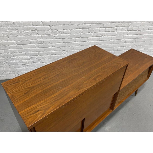 Vintage Mid Century Modern Bar Cabinet | Credenza Console | Liquor Cabinet, C. 1960’s For Sale - Image 9 of 18