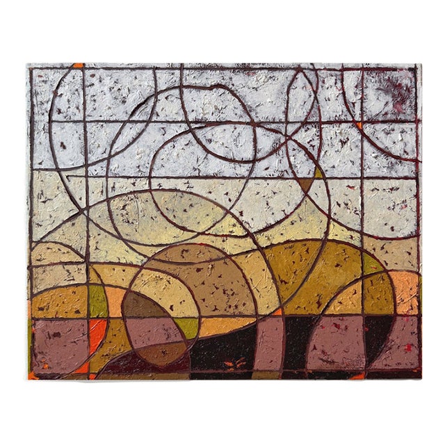 "Ruminating" Abstract Oil Painting For Sale