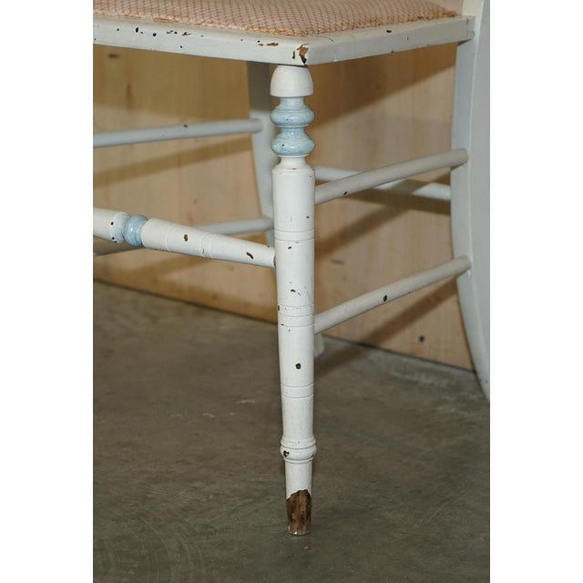 Antique French Paint Side Chair For Sale - Image 13 of 18