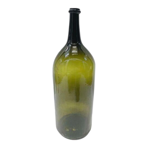 Antique Tall Green Glass Bottle