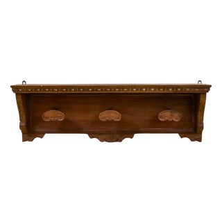 Carved Wooden Chest of Drawers, 1970s For Sale