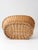 Antique Wicker Laundry Basket With Handles For Sale - Image 11 of 12