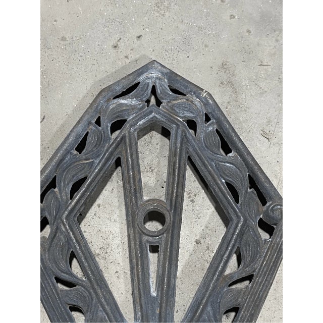 Antique Gothic Church Cathederal Sconce Plate Base Part Single Arm the sconce plate needs to be cleaned and re-wired