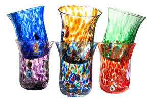 Italian Murano Glasses by Mariana Iskra for Ribes Studio, 2010, Set of 6