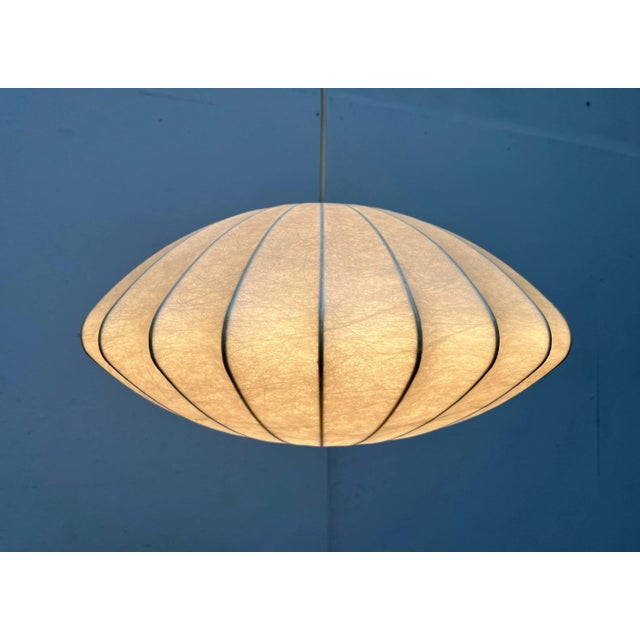 Mid-Century Modern Cocoon Pendant Lamp by Friedel Wauer for Goldkant Leuchten, Germany, 1960s For Sale - Image 6 of 18