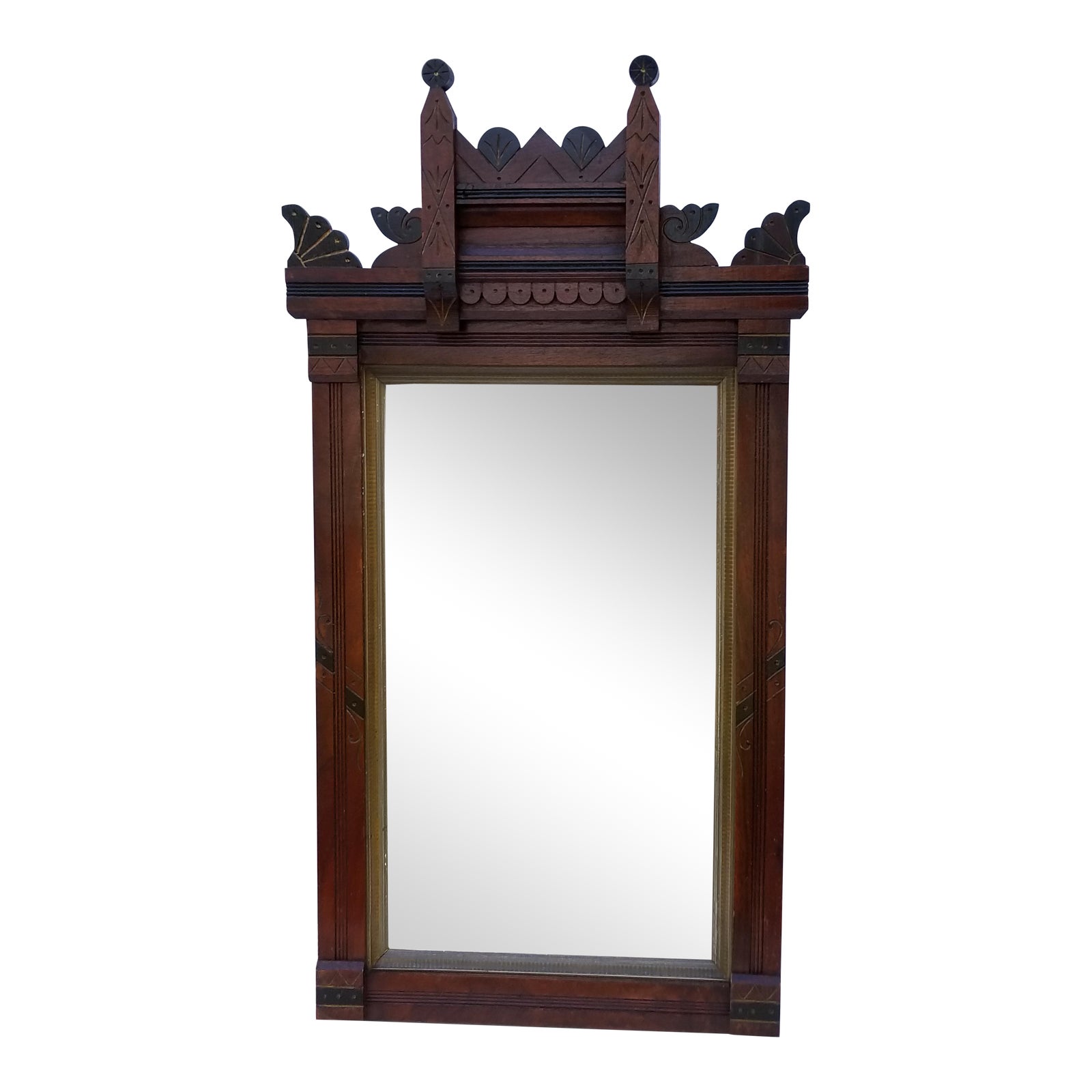 Antique Victorian Eastlake Mirror Chairish