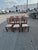 Set of Six English Mahogany Dining Chairs A handsome set of six traditional English-style dining chairs crafted in a rich,...