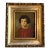 Early 20th Century Gilt Framed Portrait Painting of a Young Girl For Sale