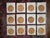 Authentic Antique Early 18th C. Hubert Goltzius Chiaroscuro Color Woodcut Portraits of Roman Emperors -- Set of 12 For Sale - Image 9 of 9