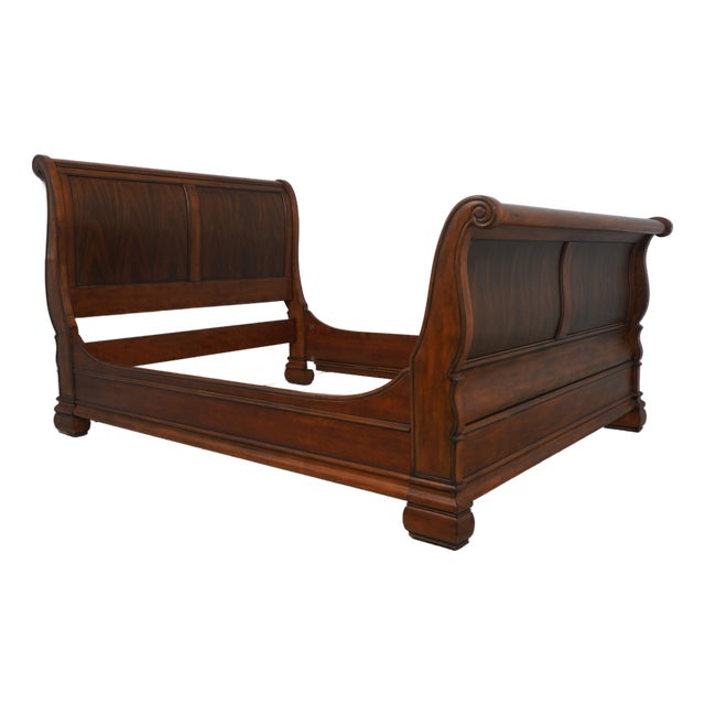 Ethan Allen Queen Size Tuscany Sleigh Bed For Sale
