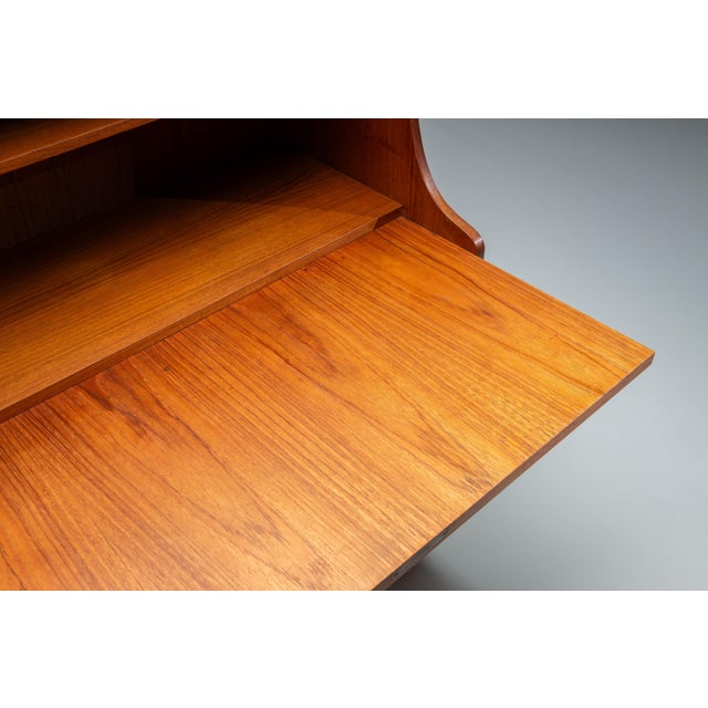 Mid-Century Danish Secretary by Gunnar Nielsen Tibergaard, 1960s For Sale - Image 9 of 18