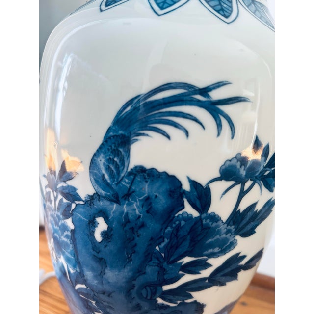 Chinoiserie 1960s Large Vintage Chinoiserie Lamp - A Pair For Sale - Image 3 of 12