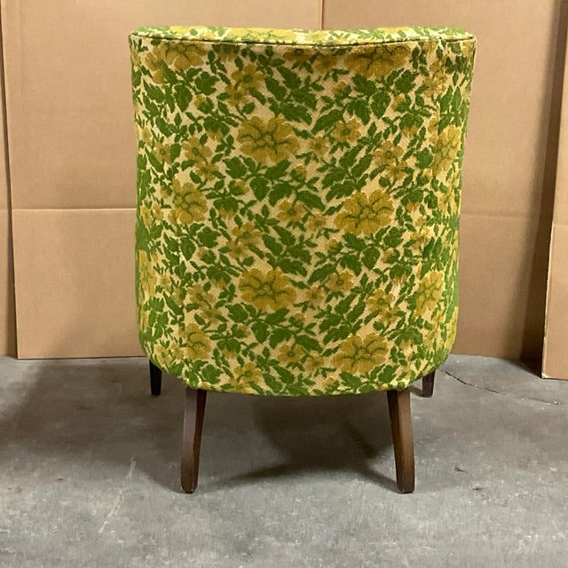 Chartreuse Mid-Century Modern Chartreuse Side Chair in the Manner of Adrian Pearsall For Sale - Image 8 of 8