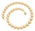 South Sea Golden Pearls Necklace With 14k Gold Clasp For Sale