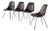 1970s Upholstered Shell Chairs by Charles + Ray Eames for Herman Miller- Set of 4 For Sale