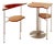Tea for Two Bistro Set by by Chung Myungchul for Lister Lutyens, 1990s, Set of 3 For Sale