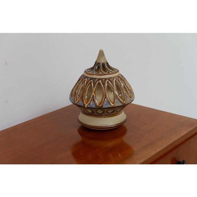 Danish Ceramic Candle House by Søholm, 1960s For Sale - Image 10 of 13