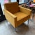 Tufted Armchair by Steelcase Furniture circa 1960's. Original mustard chenille fabric with tufted back, piped edges, metal...
