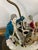 Vintage Musical Continental Porcelain Figurine Group Lamp Dresden Style For Sale - Image 14 of 17