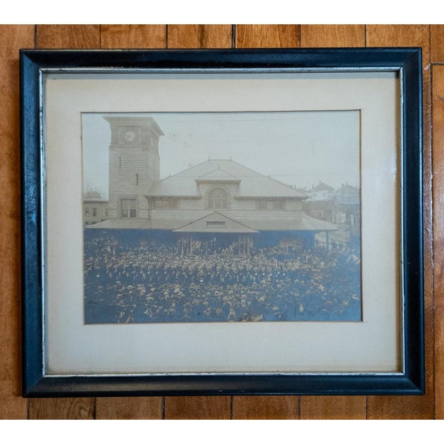 We are selling this interesting 19th Century Silver Albumen photograph. The photograph features a group of soldiers in...