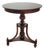 Antique English Victorian Mahogany Round Occasional Side Table, Circa 1890 For Sale