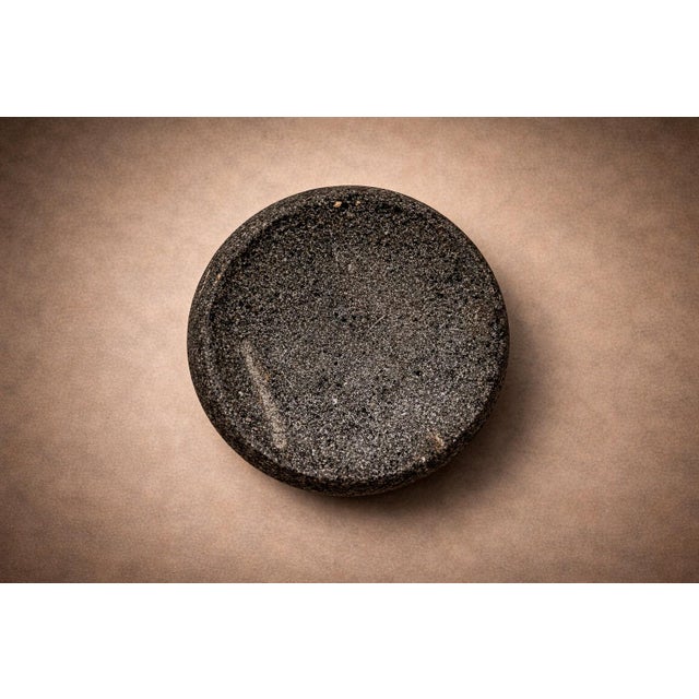 2010s Molcajete in Volcanic Stone, Taller Maya, 2016 For Sale - Image 5 of 14