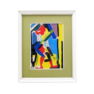 Aldo Gentilini, Composition, Mixed Media on Masonite, 1970s, Framed For Sale