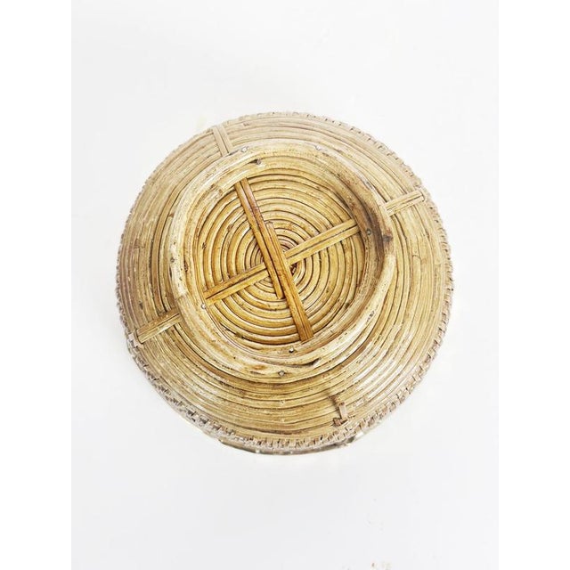 Bamboo and Brass Bowl, Italy, 1960s For Sale - Image 11 of 17