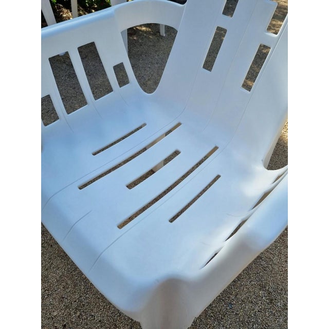 Stackable Plastic Chair by Pierre Paulin for Henry Massonnet 1980s For Sale - Image 15 of 18