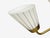 1950s Swedish Modern, Three-Light Pendant Light, Brass, Wood, Glass For Sale - Image 9 of 11