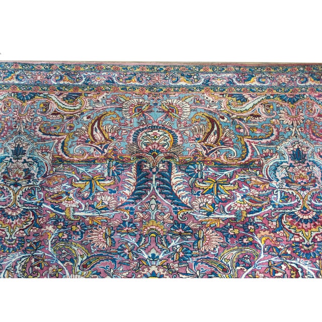 Early 20th Century Persian Kirman Rug For Sale - Image 9 of 15