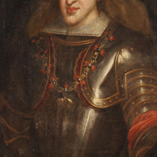 Charles II of Spain, 1670, Oil Painting on Canvas, Framed For Sale - Image 9 of 14