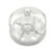 Vintage Clear Glass Pedestal Serving Dish With Dome Cover For Sale In Birmingham - Image 6 of 9