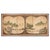 A Japanese six panel byobu folding screen featuring a finely detailed mountainous landscape with traditional architecture,...