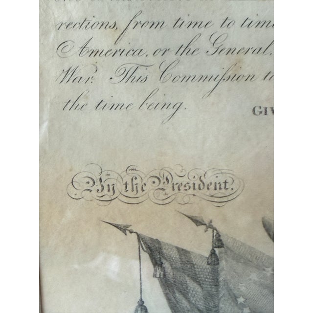 Mid 19th Century Abraham Lincoln Brigadier General Commission Signed as President For Sale - Image 4 of 8