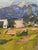 Early 21st Century Around the Bend by Clyde Steadman | Oil on Board Landscape with a winding road and mountains For Sale - Image 5 of 5