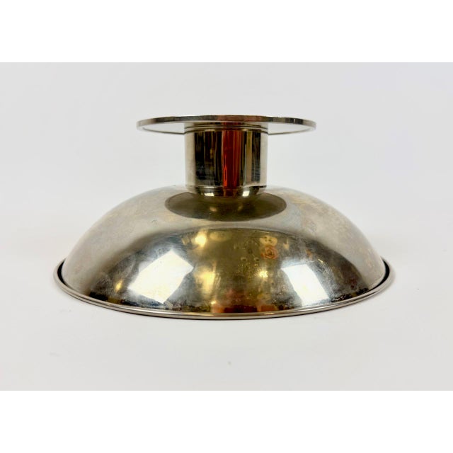 Art Deco Austrian Silver Plated Centerpiece Bowl, 1940s, in Flawless conditions. Designed 1920 to 1949