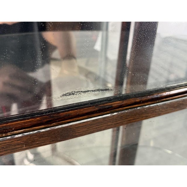 Early 1900s Curio Cabinet With Paw Feet For Sale - Image 13 of 14