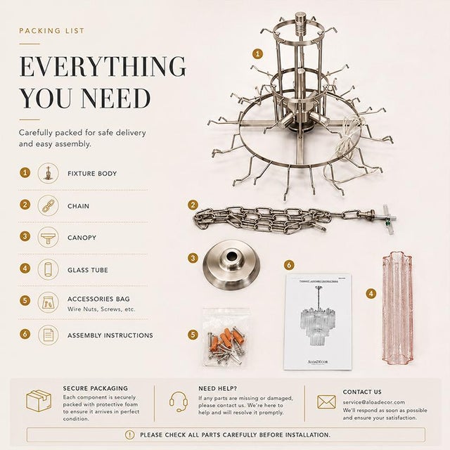 2020s Aloadecor 23'' Modern Pink Textured Glass Chandelier in Polished Nickel Elegant Glam Tiered Pendant Light For Sale - Image 5 of 12