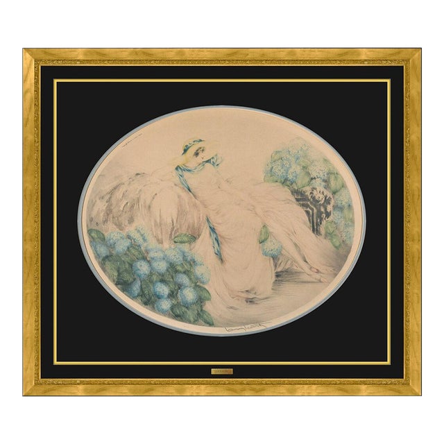 1920s Hydrangeas, Louis Icart For Sale