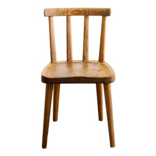 Swedish Modern Wooden Utö Dining Chair by Axel Einar Hjorth for Nordiska Kompaniet, 1930s For Sale