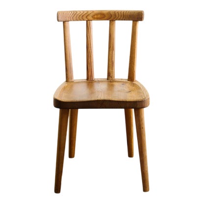 Swedish Modern Wooden Utö Dining Chair by Axel Einar Hjorth for Nordiska Kompaniet, 1930s For Sale