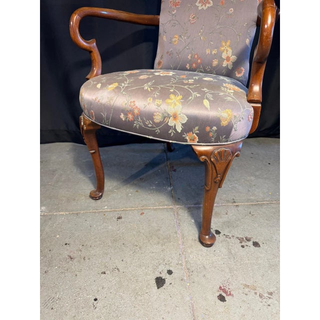 Brown 20th Century Southwood Mahogany Ornate Chippendale Side Chair – Made in North Carolina For Sale - Image 8 of 8